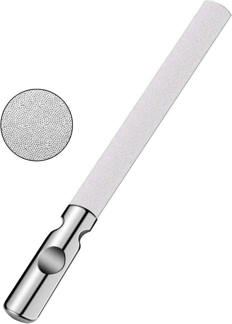 ZIZZON Professional Stainless Steel Nail Files Double Sided for Women and Men, Heavy Duty Reusable Manicure Filer for Natural Nails, Great for Home Salon or Travel Use - Image 3